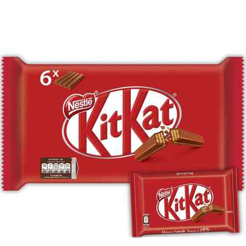 Nestle Kitkat Milk And Chocolate Bar Multi Pack 41.5g x Pack of 6