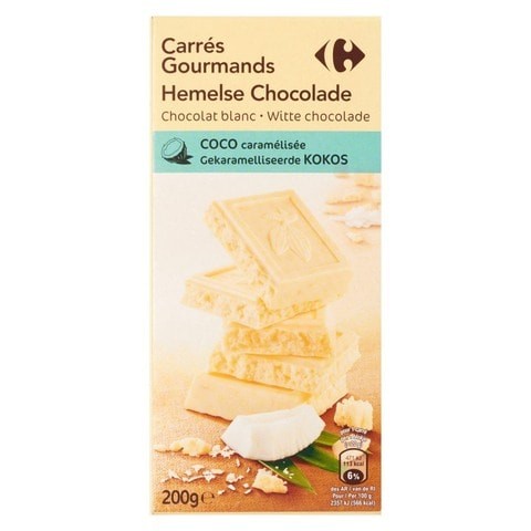  Caramelized Coconut White Chocolate 200g