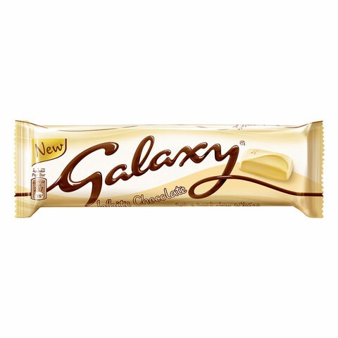 Galaxy White Chocolate Bar 38g x Pack of 24