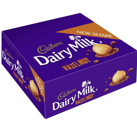 Cadbury Hazelnut Dairy Milk 37g x Pack of 12