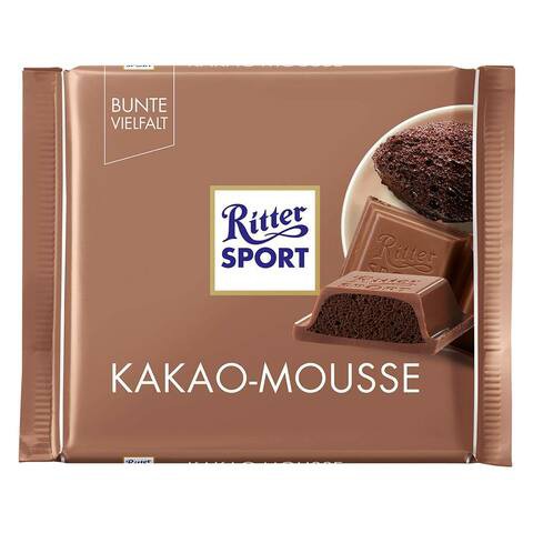 Ritter Sport Cocoa Mousse Chocolate Bar 100g