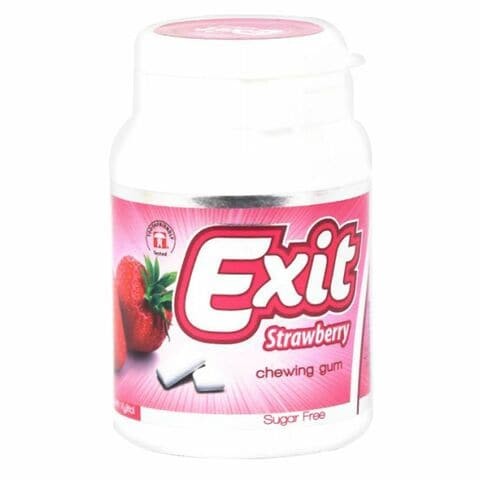 Exit Sugar-Free Chewing Gum Strawberry Jar 60g