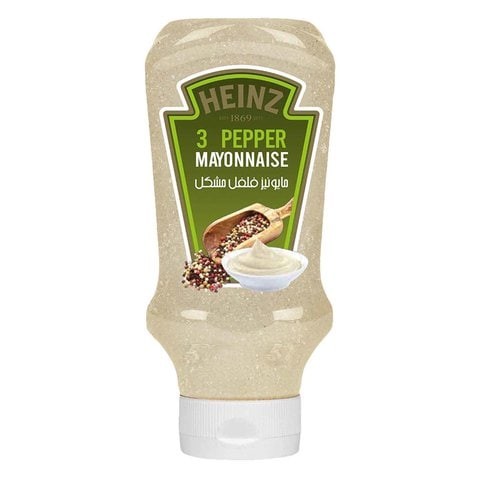 Heinz Three Peppers Mayonnaise 400ml