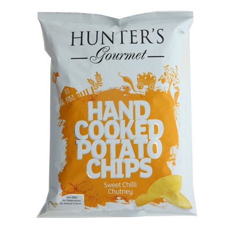 Hunter&#39;s Gourmet Hand Cooked Potato Chips 125g