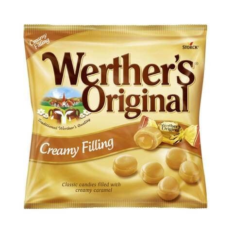 Werther&#39;s Original Creamy Caramel Filled Candies 125g