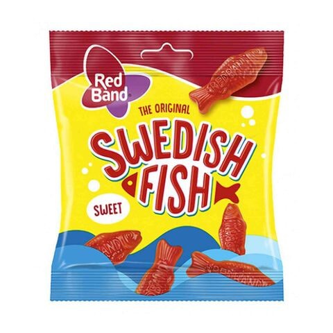 Red Band The Original Swedish Fish Gummy Candy 100g