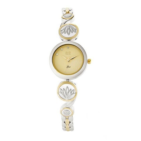 Eliz - Ladies Gold Case Watch - ES8641L2TCT