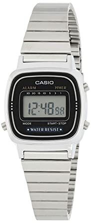 Casio LA670WA-1DF Digital Stainless Steel Ladies Watch