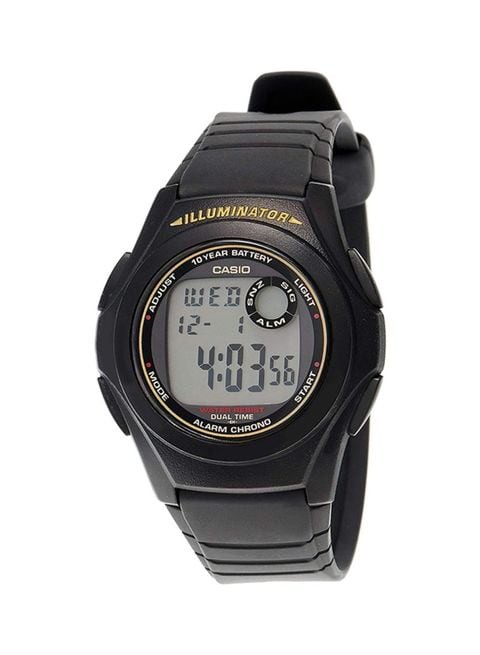 Casio - Boys&#39; Water Resistant Resin Digital Watch F-200W-9A