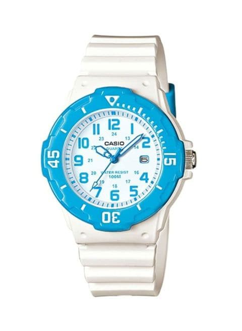 Casio - Girls&#39; Water Resistant Resin Analog Watch LRW200H-2B