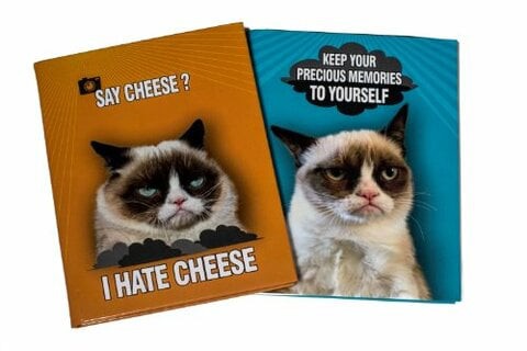 Ultra Pro Grumpy Cat 4 by 6-Inch Photo Album, Mini, 2-Pack