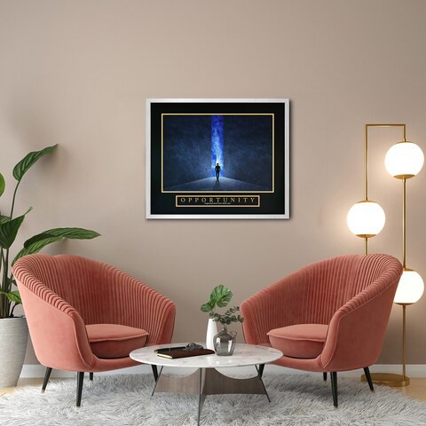 Motivational Posters with Aluminum Frame 60cm x 50cm (OPPORTUNITY - SUNSET)