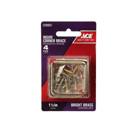 Ace Inside Corner Brace (4 Cm, Pack Of 4)