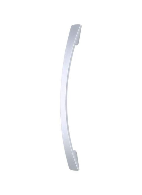 Dakota Curved Furniture Handle Silver 128millimeter