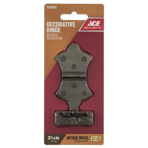 Ace Brass Decorative Hinge (7.7 Cm, 2 Pc.)