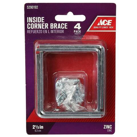 Ace Inside Corner Brace (6.3 Cm, 4 Pcs)