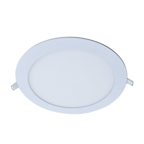 Generic-Ultra Thin 18W Recessed Ceiling Panel Lamp Down Light Circular Round Shape AC85-265V 90 LED for Bedroom Living Room Dining Hall Cafe Shop Home Decoration