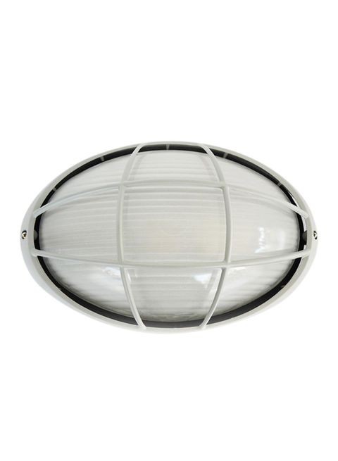 Al Salhiya Lighting - Indoor And Outdoor Bulkhead Light Grey/White 32x11centimeter