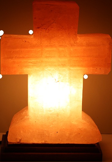 Generic Himalayan Salt Lamp- Cross