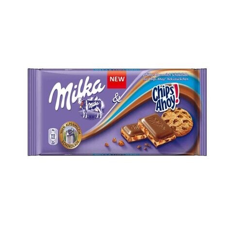 Milka Chips Ahoy Chocolate Bar 100g