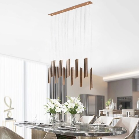 Modern Pendant Light TPLD20170108-120-18+4-LED22W -Rose Gold