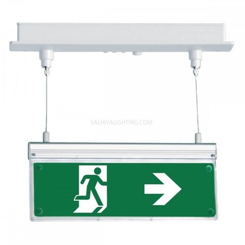 Olympia Emergency Luminar Eco Light Maintained Exit Sign Arrow Down SLD-28/DZ- Green