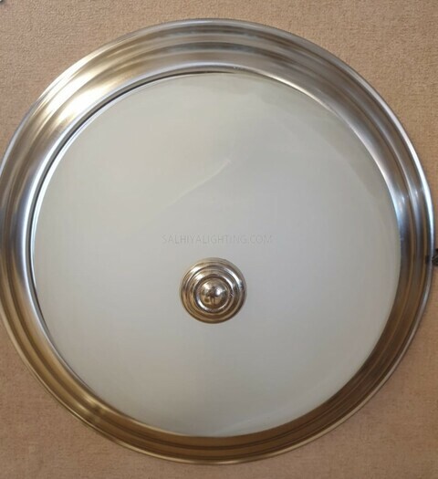 Indoor Ceiling Light - Satin Nickel