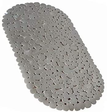 Non Slip Shower Mat Grey 69 x 35 cm