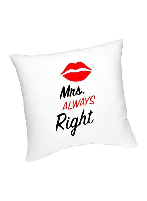 FMstyles Mrs. Always Right Printed Cushion