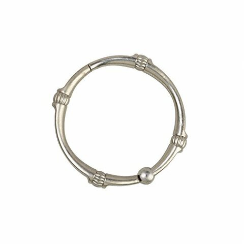 Zenna Home Ssr007Bn, Neverrust Rustproof Decorative Shower Rings, Brushed Nickel