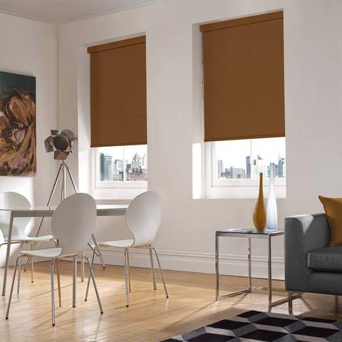 Chelsea Tan Translucent Roller Blinds W: 200cm H: 200cm