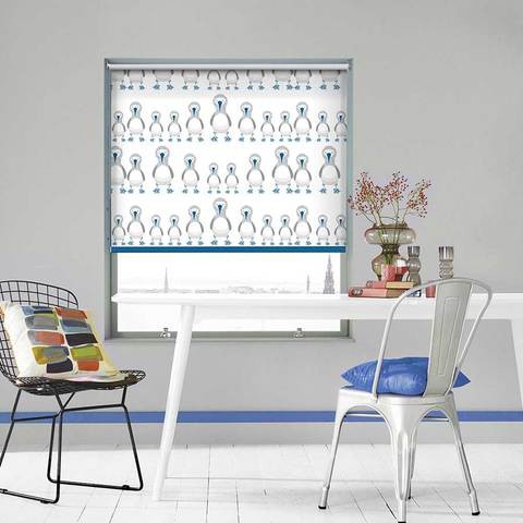 Blue Footed Booby Blackout Roller Blinds W: 120cm H: 200cm