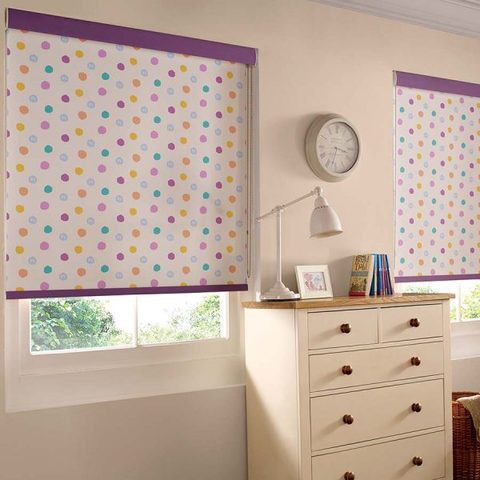 BFG Hopscotchy Blackout Roller Blinds W: 90cm H: 200cm