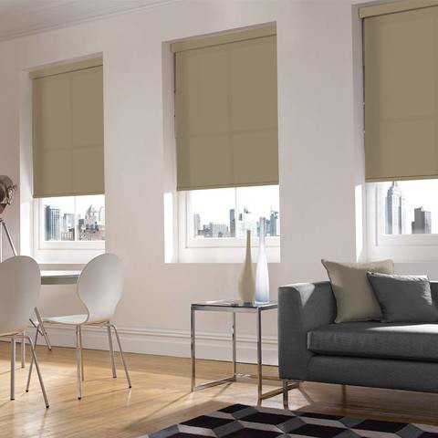 Chelsea Biscuit Translucent Roller Blinds W: 200cm H: 200cm