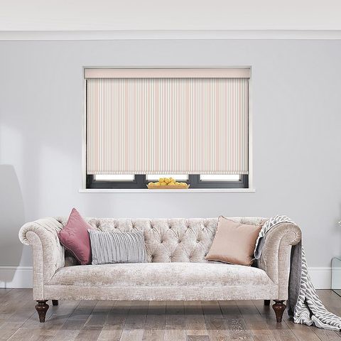 Candy Crush Tea Pink  Translucent Roller Blinds W: 150cm H: 200cm