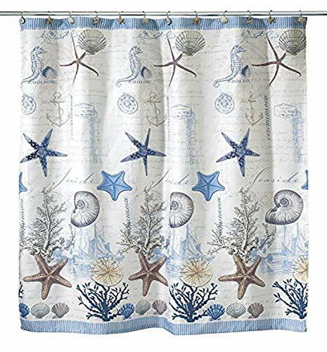 Avanti Linens Antigua72&quot; X 72&quot; Shower Curtain Multi-Colored