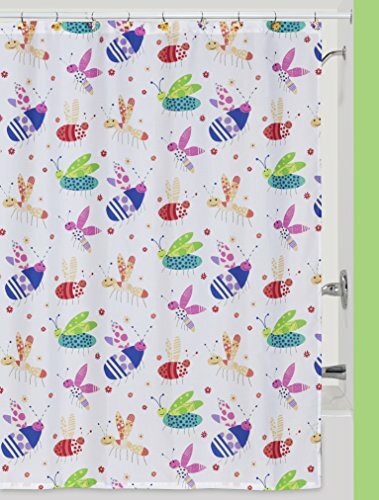 Creative Bath Products Cute As A Bug Shower Curtain