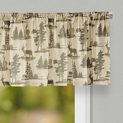 Glenna Jean Timberline Curtain Valance 70&quot;W X18&quot;H For Kids Window