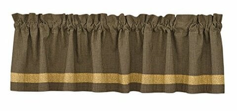 Park Designs Country Star Lined Border Valance, 72 X 14