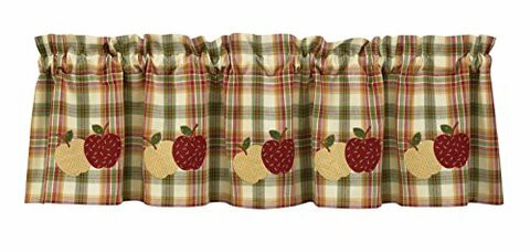 Park Designs Apple Lined Valance, 60 X 14