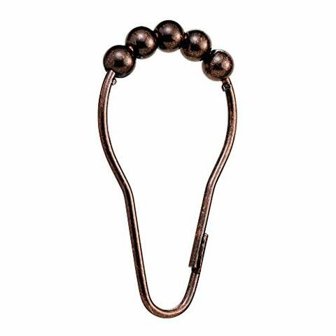 Moen Sr2100Owb Shower Curtain Rings, Pack Of 12, Old World Bronze