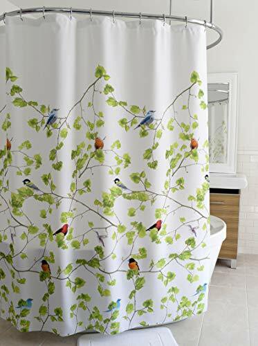 Splash Home Terrasse Polyester Fabric Shower Curtain, 70&quot; X 72&quot;, Multi-Colored