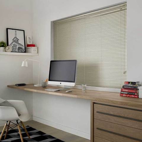 Madiba Gold Venetian Blinds  W: 200cm H: 200cm