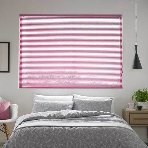 Madiba Fuschia Venetian Blinds W: 90cm H: 200cm