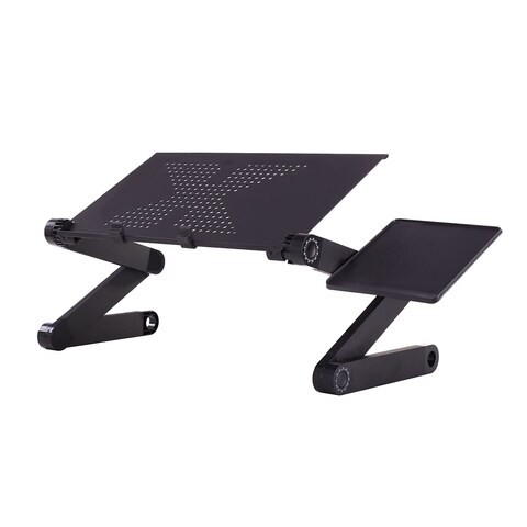 DEO KING Metal Adjustable Laptop Table With Mouse Board