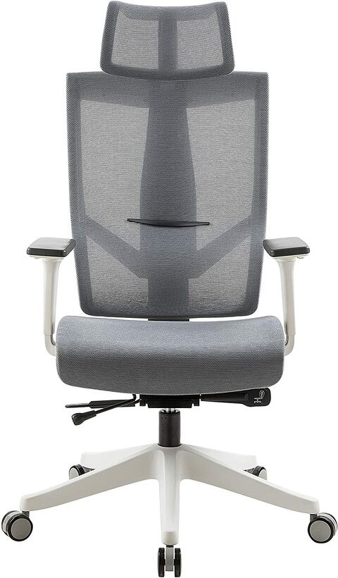 Aero Mesh Ergonomic Chair, Premium Office &amp; Computer Chair with Multi-adjustable features by Navodesk (GREY)