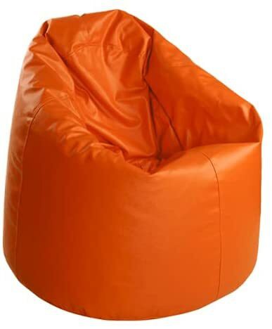 Luxe Decora PVC Bean Bag (Orange)