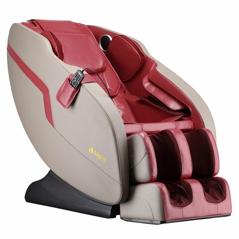 ARES uDream FullBody Massage Chair - Red/Beige