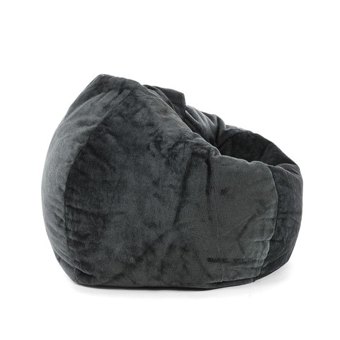 Comfy - Faux Fur Bean Bag Black