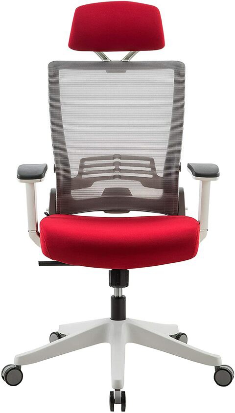 KIKO Chair, Ergonomic Folding Design, Premium Office &amp; Computer Chair by Navodesk (RED)